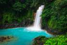 Rio Celeste Waterfall, Tenorio Volcano National Park, Guanacaste Province, Costa Rica Art Print